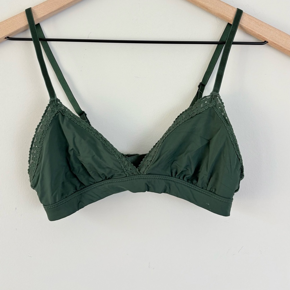 Aerie Lace Trim Bralette NWT